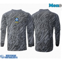 Brazil Goalkeeper Replica Away Shirt Copa America 2024 Long Sleeve